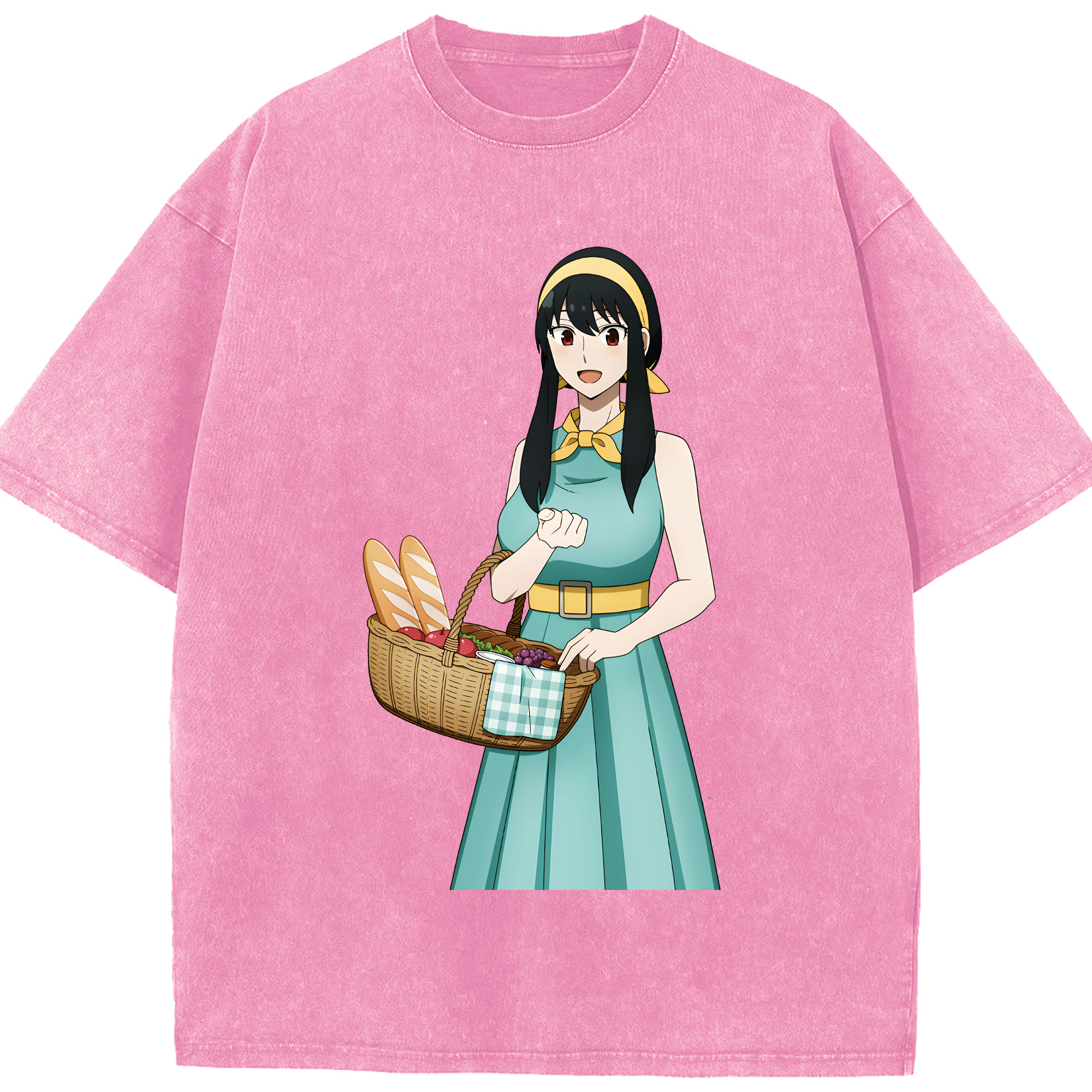 （画像用） SPY×FAMILY间谍家家酒 綿100% ヴィンテージ風 半袖Tシャツ（フロントプリント）